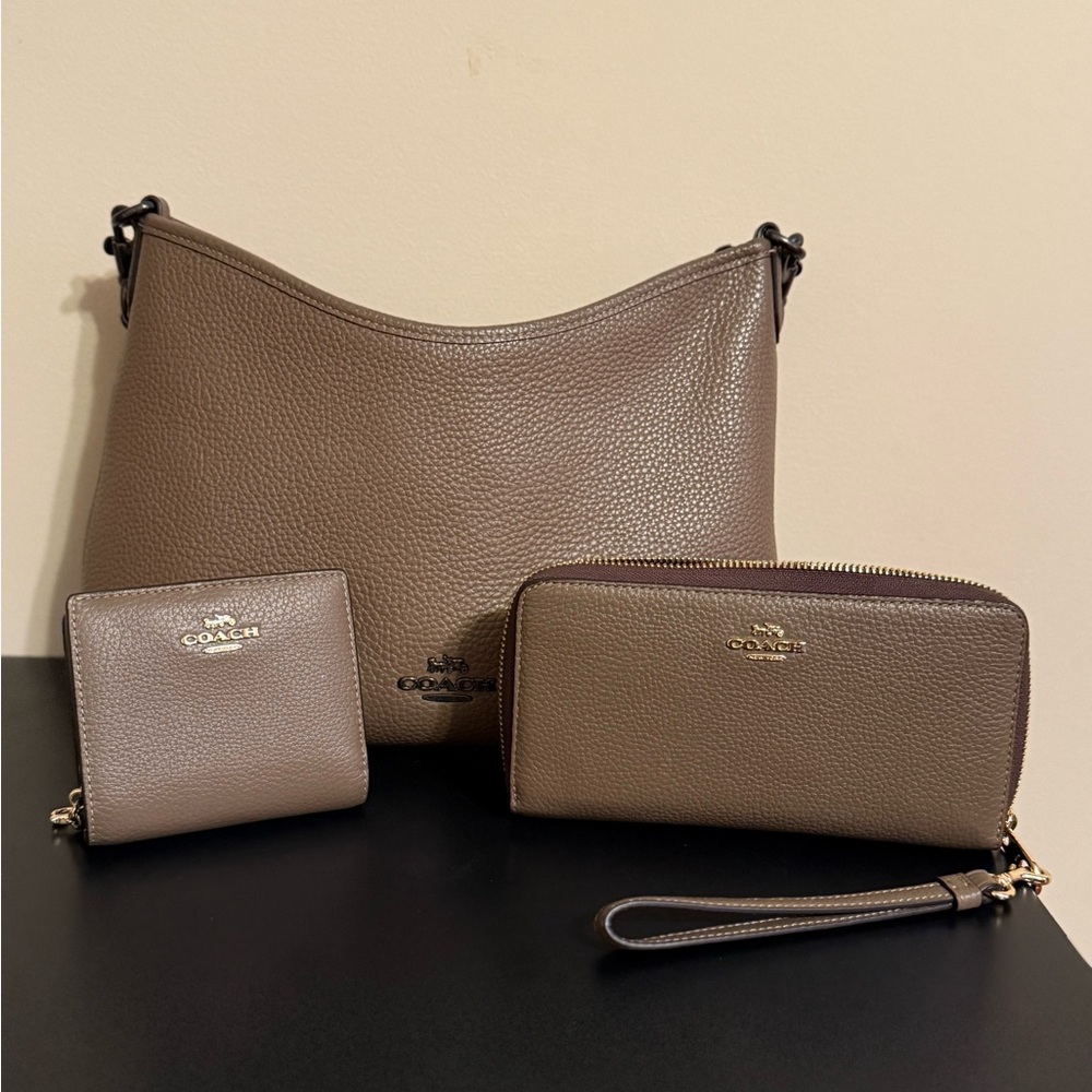 Coach Brown Leather Shoulder Bag